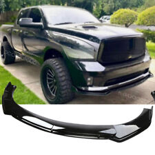 For Dodge Ram 1500 Glossy Black Front Bumper Chin Lip Spoiler Spoiler Body Kit