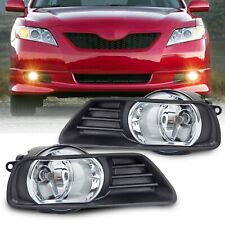 Fit For Toyota 2007-2009 Camry Clear Lens Fog Driving Lights Kit Switch Kit