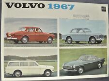 1967 Volvo Brochure Sheet 122s Sedan Wagon 1800s Coupe Original 67