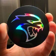Charger Challenger Hellcat Holographic Vinyl Decal Sticker 3 Round