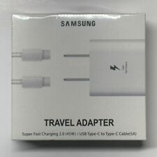 Samsung 45w Usb-c Wall Charger Super Fast Charging W Cable White