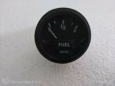 Smith Black Fuel Petrol Gas Gauge 12 V Replica Black Bezel