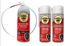 Woolwax Lanolin Undercoating Aerosol Spray Can 3 Pack With 360 24 Wand. Straw