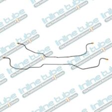 1988-94 Chevrolet Gmc Truck Rear Axle Brake Lines 4wd 12 Ton 2pc Stainless
