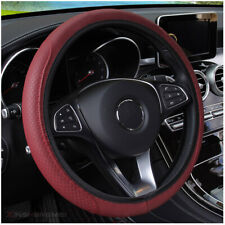 1515 Inch Universal Car Steering Wheel Cover Microfiber Leather Anti-slip Auto