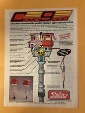 1988 Mallory Ignition Print Ad Comp 9000 Distributor Chevy Ford Orig Vtg 88-2