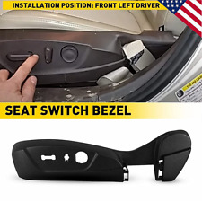 For 2013-2016 Malibu Drivers Left Seat Power Seat Switch Panel Bezel Trim Black