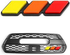 For Toyota Tundra 4runner Tacoma Trd Pro Front Grille 3-color Emblem Badge Decor