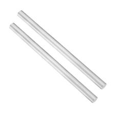 2pcs Aluminum Solid Round Rod Lathe Bar 15mm X 250mm For Diy Craft Tool