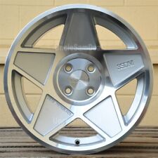 16 16x9 4x100 20 Offset 3sdm 0.05 Machine Silver 5 Spokes Star Sport Wheels Set