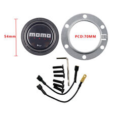 Momo Italy Black Jdm Car Sport Steering Wheel Horn Button