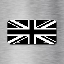 Union Jack United Kingdom Uk Bw Flag England Vehicle License Plate Auto Car New
