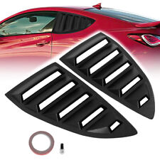 Side Window Louver Sun Shade Scoop Cover For Hyundai Genesis Coupe 2010-2016