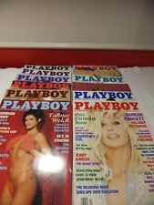 1995 Playboy Magazine Lot - Full Year Complete Set W Centerfolds Vg Condition