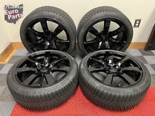Oem 20 Nissan R35 Gt-r Wheels Rays Rims Black Wlike New Pirelli Winter Tires
