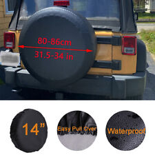 17 Spare Wheel Tire Cover Tyre Protector Waterproof Leather For Jeep Wrangler
