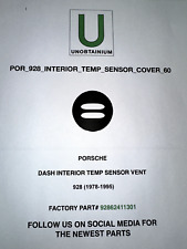 Fitsfor Porsche 928 Dash Temp Sensor Vent Part 92862411301 92862404100 928.6