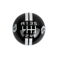 New Ford Mustang Shelby Gt500 Stick Shift Knob 6 Speed-l Lever Resin Black-white