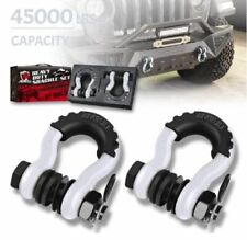 Off Road Jeep Tow Hooks Heavy Duty 34 Inch D Ring Shackle Bumper Mounted Truck