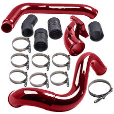 Turbo Intercooler Pipe Intake Elbow For 03-07 Ford F250 6.0l Powerstroke Red