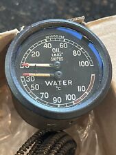 Land Rover Series Early 2 2a Smiths Dual Oil Pressure Water Temperature Gauges