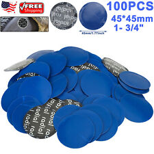 100 Pcs Medium Size 1- 34 Round Radial Rubber Car Tire Repair Tyre Patches Kit