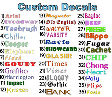 Custom Text Vinyl Lettering Sticker Decal Personalized Window Wall Business Car