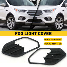 2x Fog Light Lamp Cover Bezel For Ford Escape 2017-2019 Driver Passenger Side