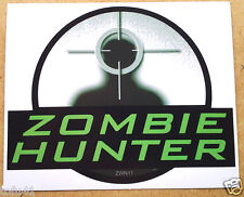 Zombie Hunter Bumper Window Sticker Zwn11 Hb