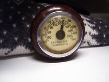 1950s Antique Auto Thermometer Tel-tru Gauge Vintage Chevy Ford Hot Rod Gm Bomb