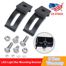 1 Set Universal Led Light Bar Mounting Brackets Adjustable Fog Work Lights Mount