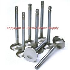 New Stainless Steel 1.6 .100 Long Exhaust Valve Set Sb Chevy 400 350 327