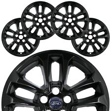 4 Fits Ford Escape Se 2020-2022 Black 17 Wheel Skins Hub Caps Alloy Rim Covers