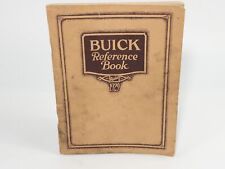 1929 Buick Reference Book - Original - Good Overall Condition Please Read