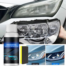 Pro Car Headlight Lens Restoration Repair Kit Polish Cleaner Cleaning Tools