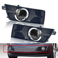 Front Fog Lights Driving Lamps Covers Assembly Kit For Cadillac Srx 2010-2016