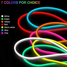 12v Flexible Sign Neon Lights Silicone Tube Led Strip Waterproof 1m 2m 3m 5m