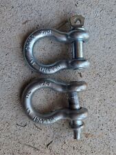 34 D-ring Recovery Shackle Pair
