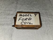 Antique Vintage Ford Model T A Ignition Buzz Coil Battery Wood Wooden Box. B5