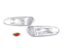 Depo All Clear Bumper Side Marker Lights Pair For 1997-1998 Toyota Supra Mk.4