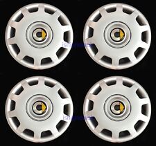 Set 4pcs Wheel Covers Fit 2008-17 Smart Car Fortwo 15 Hubcaps Silver New