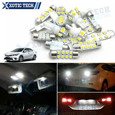 For Toyota Corolla 2003-2021 Led Interior Reverse Cargo Light Bulbs Combo Kits