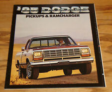 Original 1985 Dodge Pickup Ramcharger Sales Brochure 85 Ram 50 D100 150 250