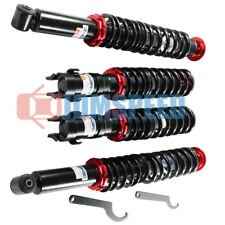 Red Coilovers Shock Absorber Lowering Suspension For Vw Mk2 Mk3 Golfjetta
