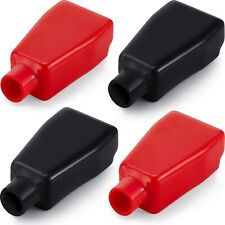 Battery Terminal Insulating Protector Boat Cars Battery Cable Covers Cap 4pcs