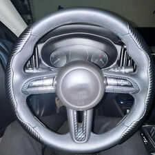15 For Mazda Cx-50 Cx-30 Carbon Fiber Car Steering Wheel Booster Cover Non-slip