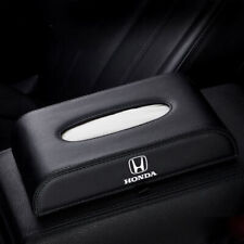 Blackred Leather Car Tissue Box Interior Decoration For Honda Car Accessories