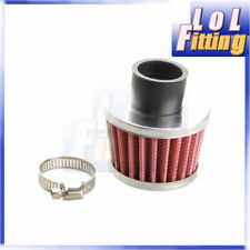 1 25mm Cold Air Intake Filter Turbo Vent Crankcase Breather Valve Red