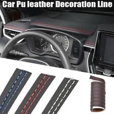 Pu Leather Car Dashboard Decor Line Strip Sticker Moulding Trim Accessories 