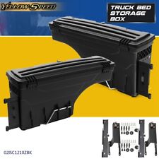 2x Truck Bed Storage Box Toolbox Fit For Ford F-250 F-350 Super Duty 2017-2020